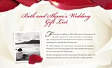 Beth and Shane's Wedding Gift List