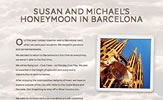 Susan and Michael's Honeymoon in Barcelona