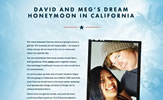 David and Meg's Dream Honeymoon in California