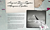Amy and Steven's Egyptian Honeymoon Expedition