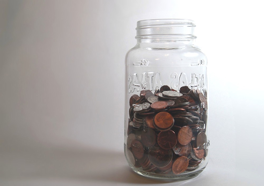 A jar of money