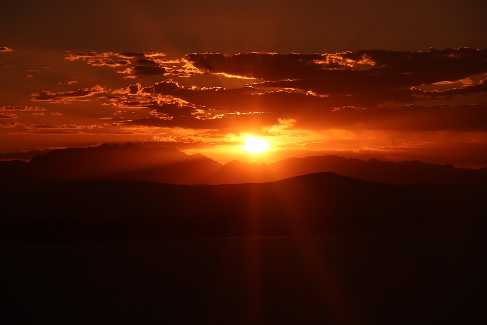 Big sky sunset