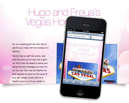 Hugo and Freya's Vegas Honeymoon
